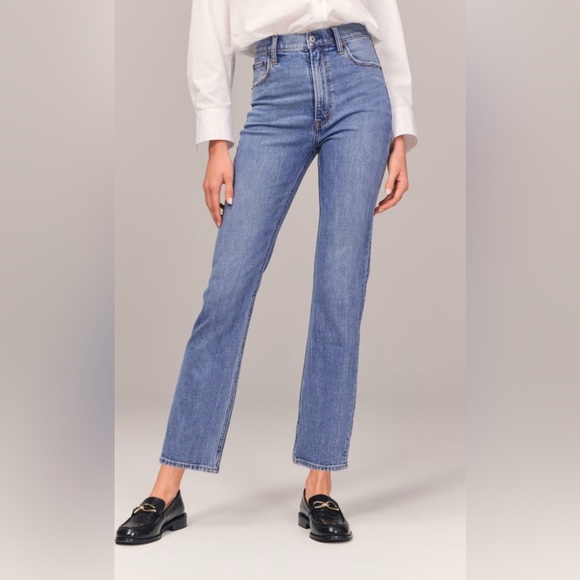 Ultra High Rise Ankle Straight Jean - Picture 2 of 3